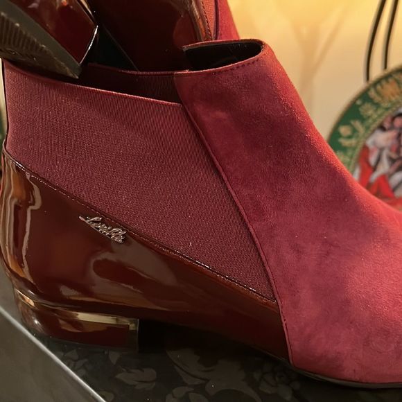 Loriblu Booties Burgundy - Picture 2 of 6